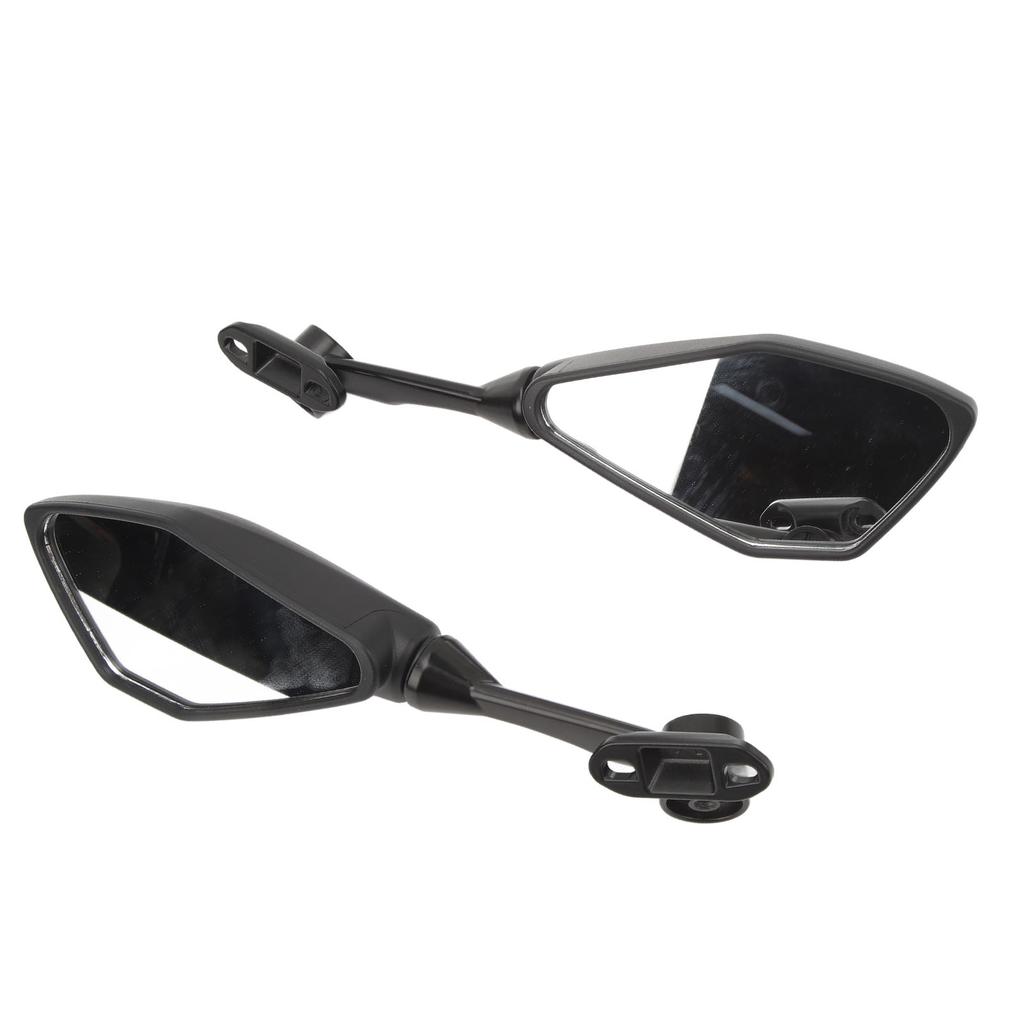 2PCS Motorcycle Rearview Mirror Clear View Wide Vision Shockproof Handlebar Side Mirror for Motorbike