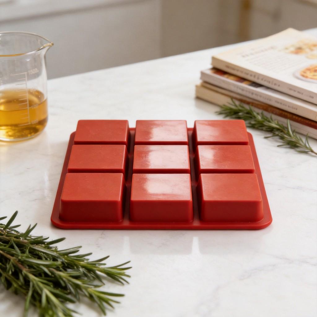 Silicone Rectangular Cake Mold For Baking Making With Nonstick Surface For Kitchen Use