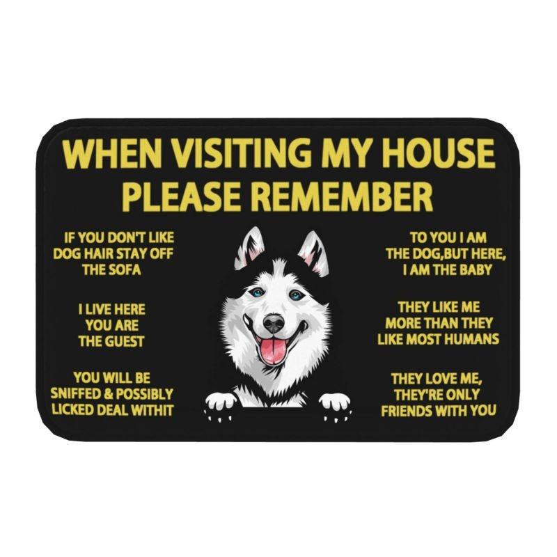 Pet Door Mat Belgian Shepherd Front Floor Door Entrance Mats Outdoor Kitchen Bathroom Doormat Bedroom Carpet Non Slip Floor Rug