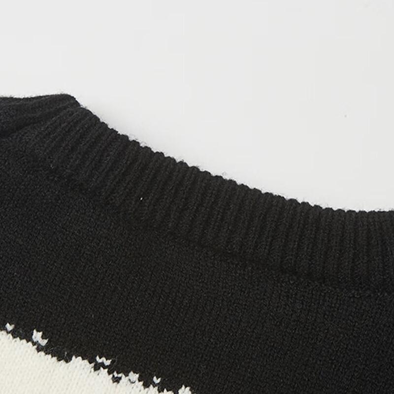 NASA MARVEL Men's Colorblock Round Neck Sweater