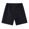 FILA FUSION Casual Shorts Men's Jet Black Moderate Straight Fit Pants T11M435806FBK
