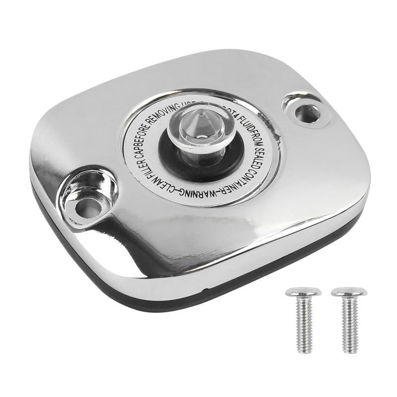 Front Brake Master Cylinder Cover Motorcycle For Harley Touring Road King Street Glide FLHR FLHT Dyna Fat Bob FXDF Softail FLSTF