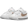 Nike Court Legacy TD White Hemp Baby Sneakers Black DA5382-126