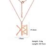 Music Guitar Pendant Necklace for Women Men Stainless Steel Gold Microphone Accordion Neck Chain Jewelry Gift