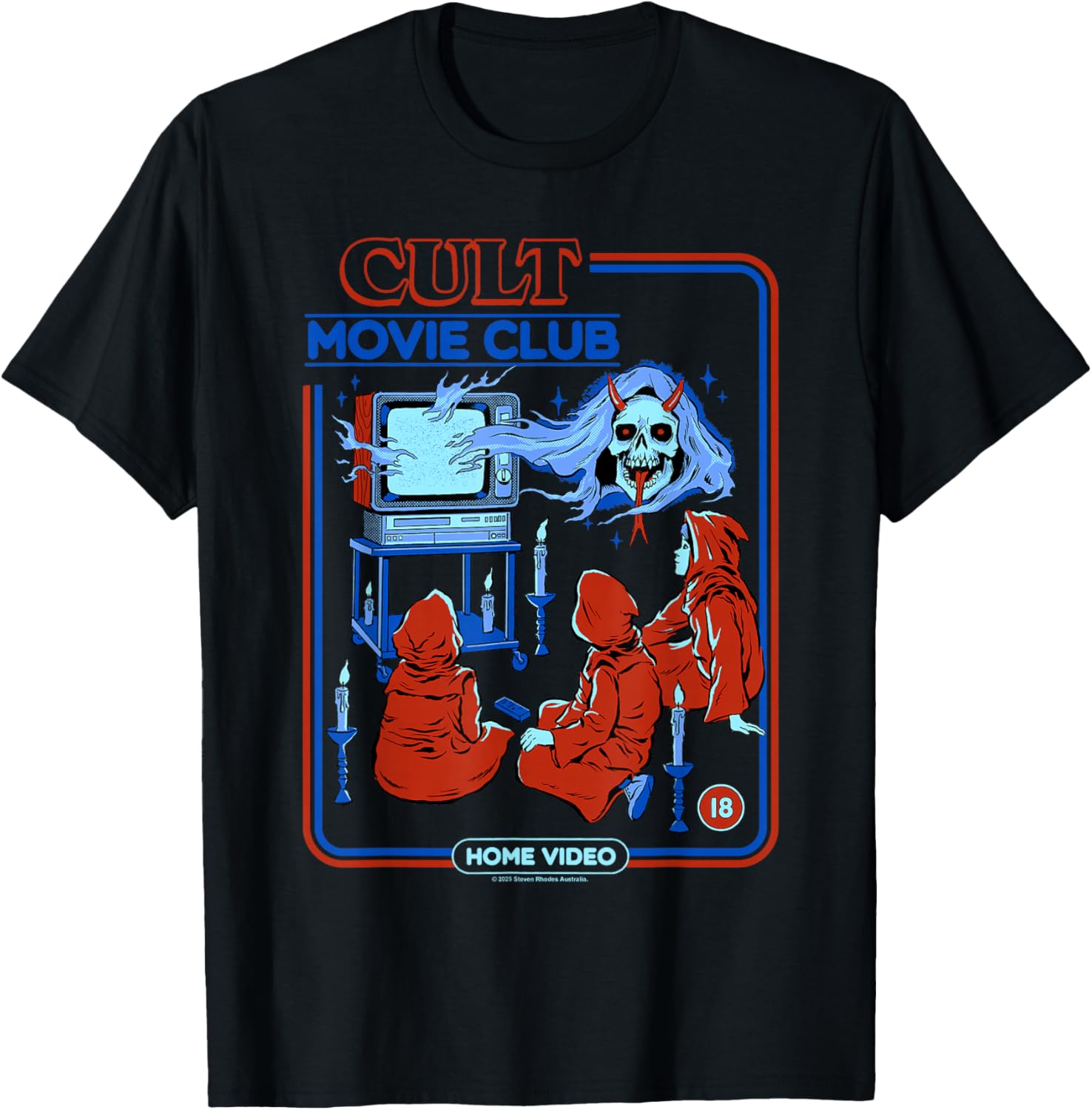 

Cult Movie Club Poltergeist Retro Vintage Funny Adult Humor T-Shirt 5XL різнокольоровий