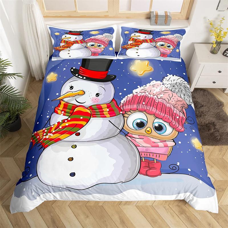 Cartoon Animal Duvet Cover Twin King Cute Cat Bedding Set Microfiber Paw Butterfly Floral Comforter Cover For Kids Girl Bedroom