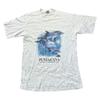 Vintage Arena Single Stitch T-shirt Wildlife Graphic Print Dolphins Mens
