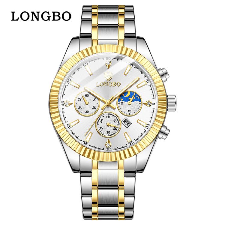 Longbo Herren Quarz Wasserdicht Lässig Paar Uhr