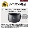 Panasonic Rice Cooker 5.5 Go Rapid Pressure Reduction Valve & Large Firepower IH Odori Cooker Full Heat Generation 6 Stage IH Type White SR-W10A-W