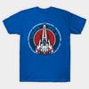 Men Black Print T-shirt Battlestar Viper Mkii No-Cut Transfer Paper Print Cotton Tshirt