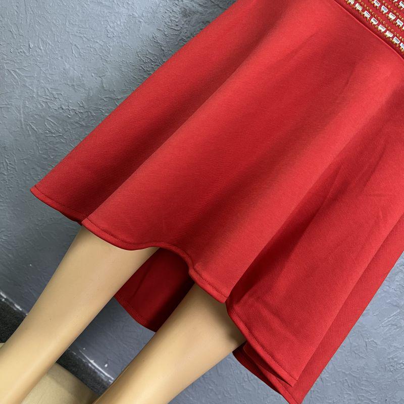 New 2023 African Two-Piece Set with Mesh Splicing and Hot Diamond Design