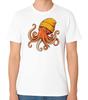 Coole Krakenmütze Kunst Unisex Grafik-T-Shirt Meeresbewohner Streetwear T-Shirt