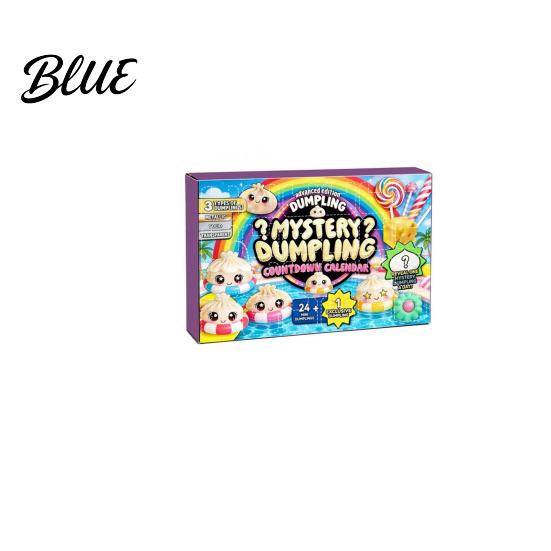 Slow Rebound Stress Toy Set 24 Day Advent Calendar Ball Dumpling Countdown Relief Soft Pinch