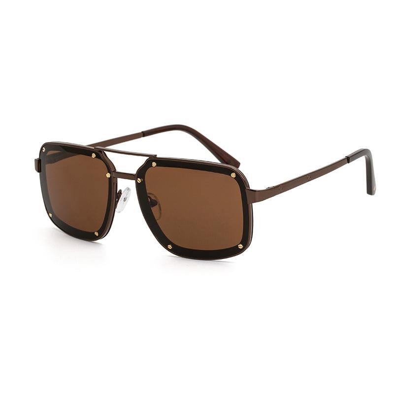 New European and American Retro Box Sunglasses for Men's Driving Sun Protection Sunglasses for Women's Shades