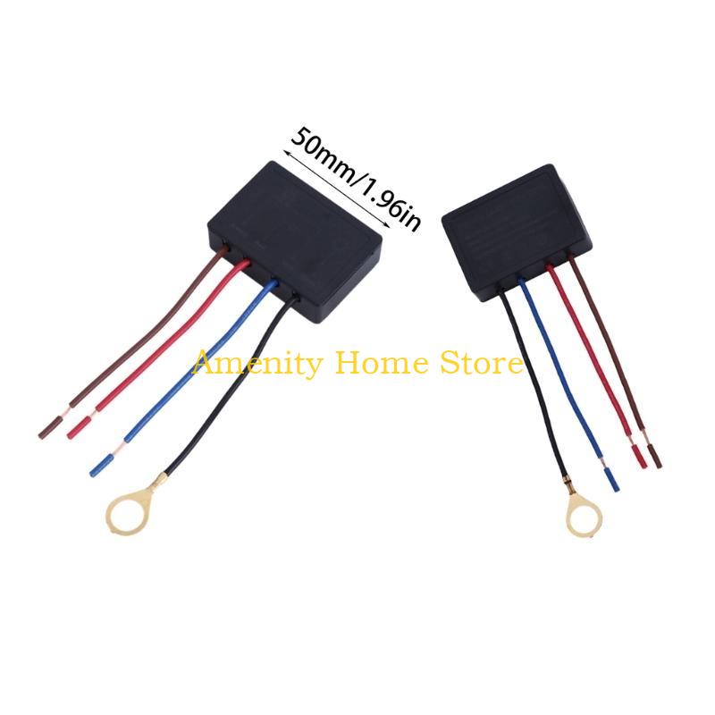 F26C User Friendly Touch Switches Plastic Switches 220V 3A Quick Fixing for Desk Lamp