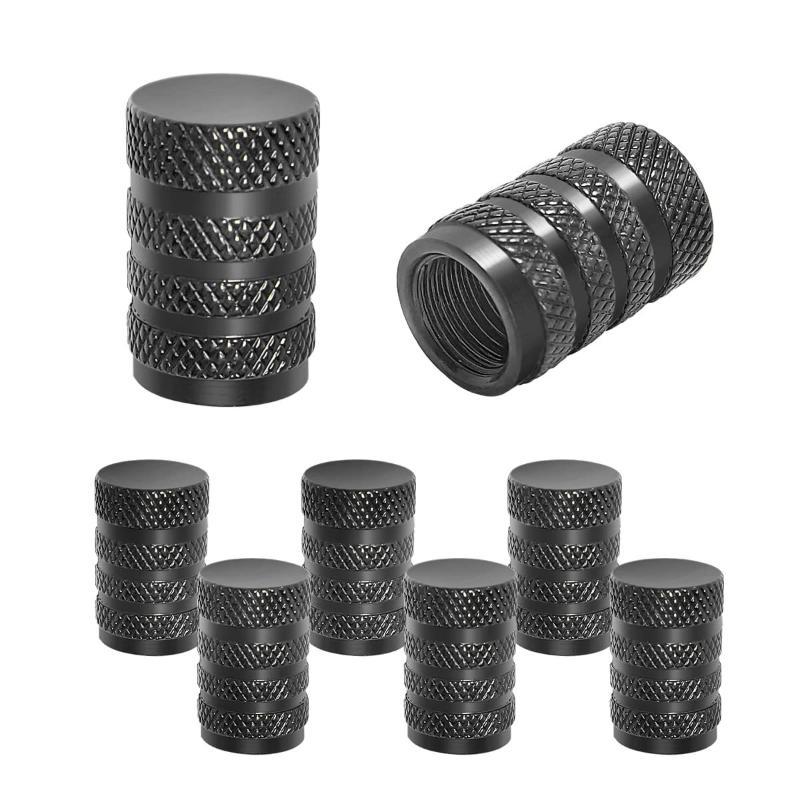 4Pcs Dustproof Aluminum Valve Caps Universal Tire Stem Covers For Car Truck Moto