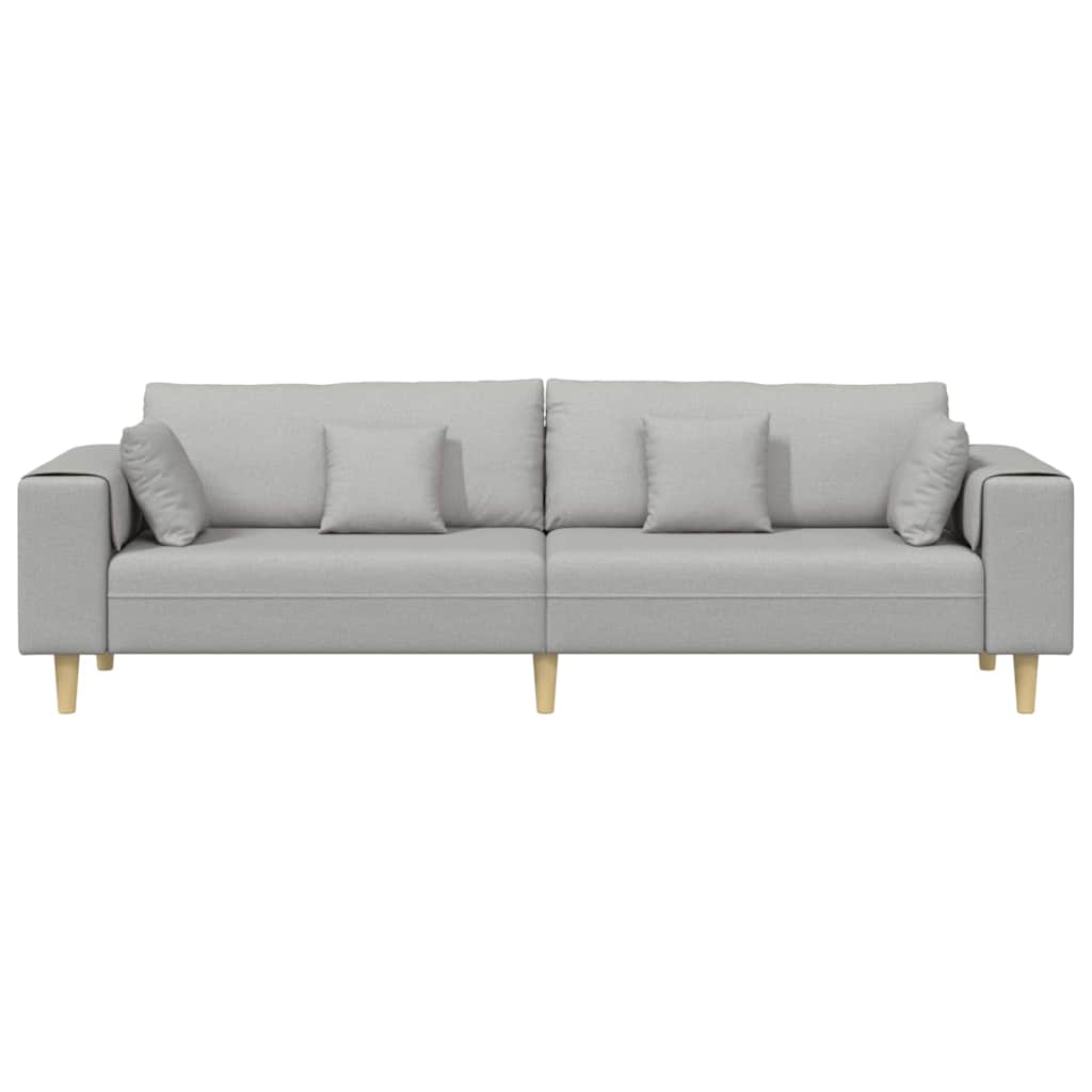 Cloud Grey Sofa 250 X 77 X 76 Cm Fabric
