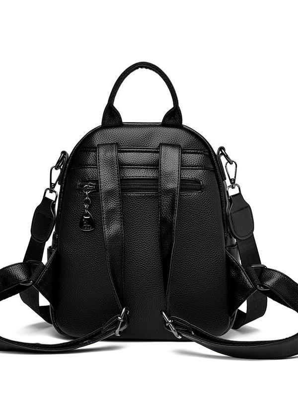 2025 Autumn/Winter Women's Multi-Compartment Large Capacity Backpack - European & American Style Shoulder Travel Bag