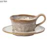 Leopard Print Cuptor Schimbări Cană Ceramică Set Farfurie Japoneză Retro Cafea Cup Latte Cup Ceai Cupă Beverage Cupe Uz casnic Pahare de Apă