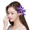 Flower Orchid Duckbill Clip Cloth Korean Style Hairpins Creative Simulation Flower Hair Clip  Party