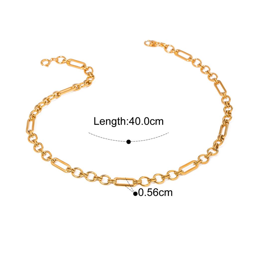 Yori Handmade 3:1 Chain Bracelet Stainless Steel 18K Gold PVD Plated Waterproof DIY Accessories New Gift