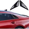 For KIA K5 2024 2023 2022 2021 Exterior Accessories Sporty Car Rear Side Window Louvers Air Vent Scoop Shades Cover Trim Blinds 2PCS(Bright Pitch