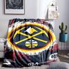 Denver Basketball Team Blanket Lightweight Flannel Bedding Blanket Perfect for Travel, Camping, Living Rooms, Offices, Sofas, Fan Christmas gift