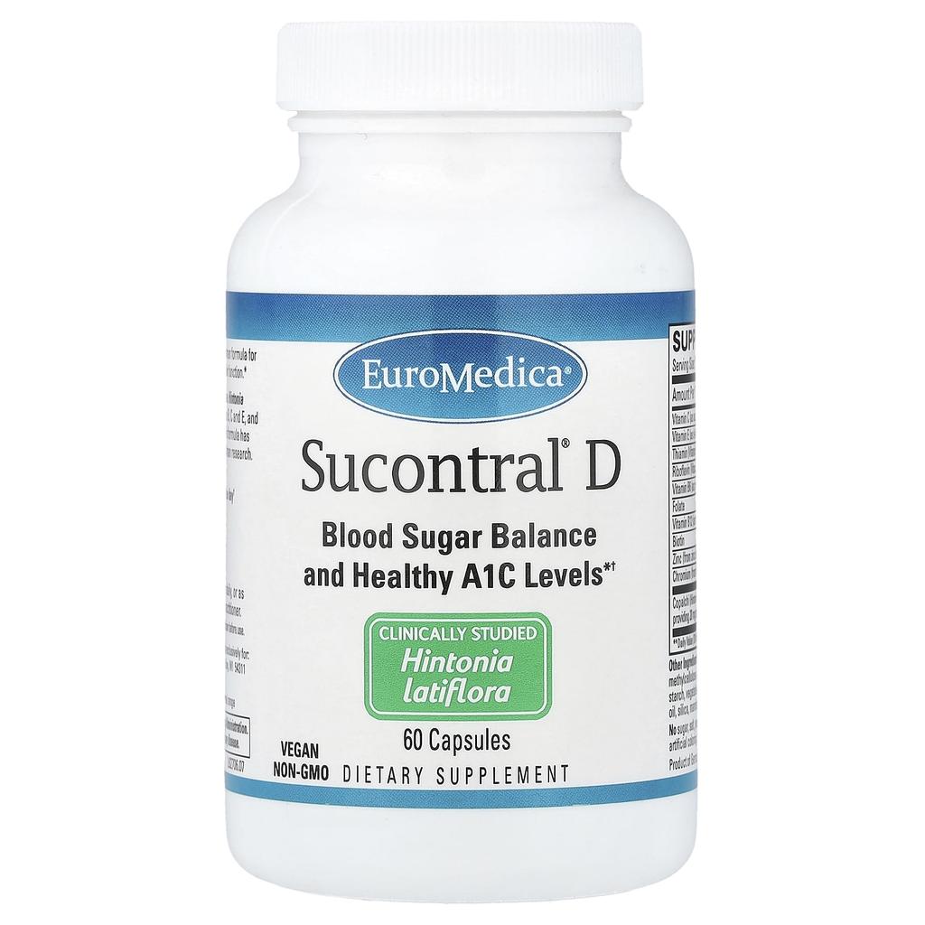 EuroMedica, Sucontact® D, 60 Capsules