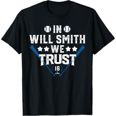We Trust In Will Smith Los Angeles Baseball MLBPA T-Shirt