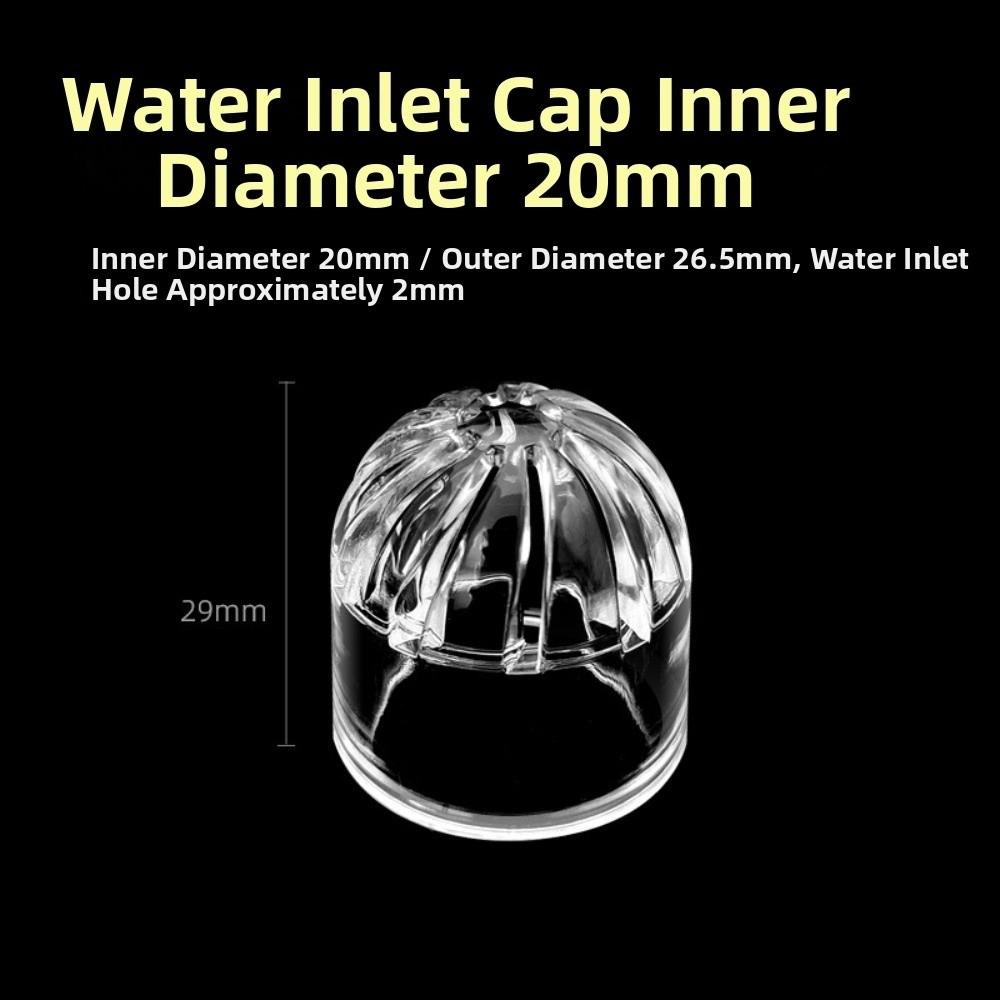 Transparent Aquarium Drain Pipe Cap Breathable Fish Tank Filter Strainer Cap  Aquarium Filtration
