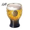 Tall Football Mug Soccer Trophy Beer Glass 400ml Capacity Mug Clear Glass