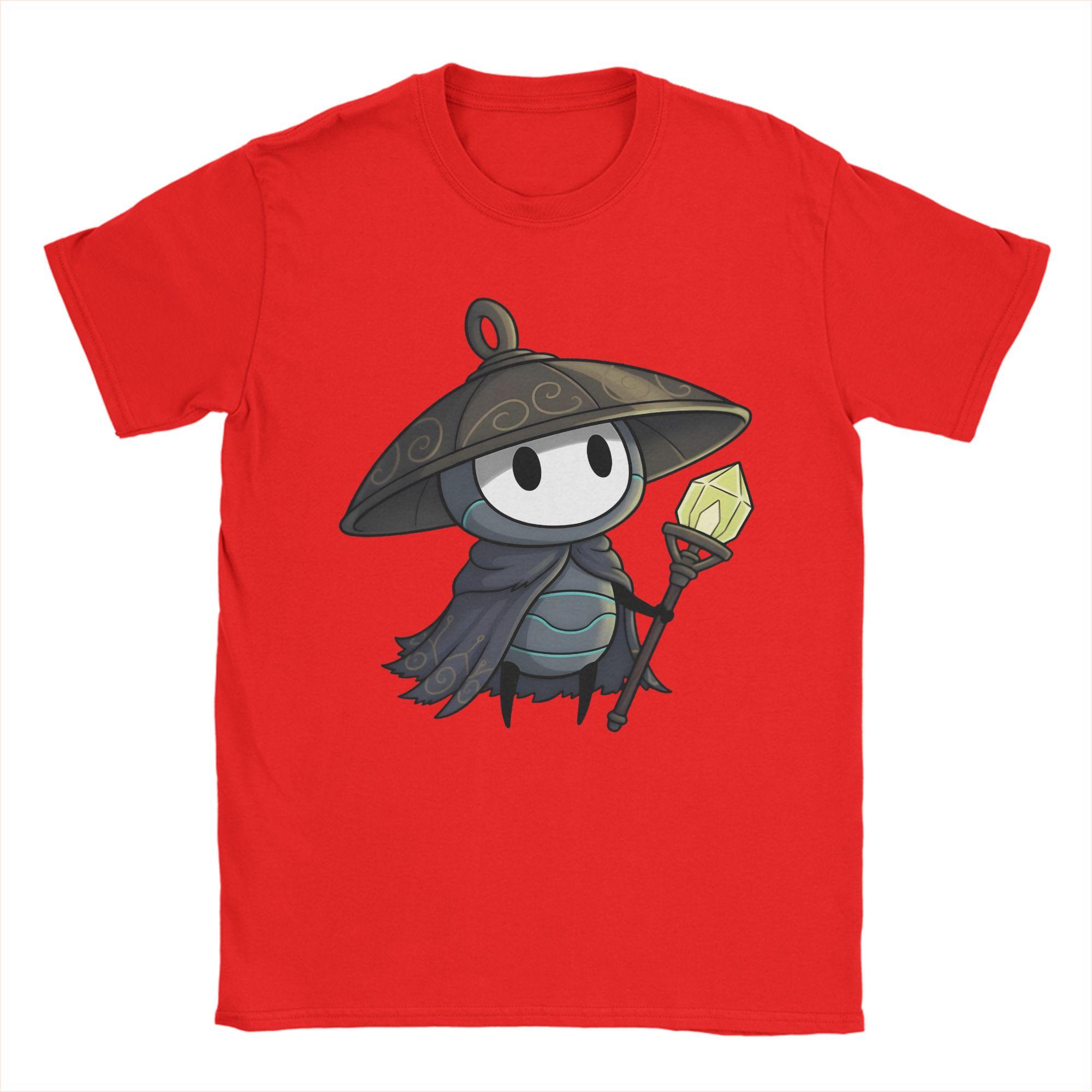 

Hollow Knight Silksong Sherma Unisexs T Shirts Vintage Tee Shirt Short Sleeve Round Collar TShirts 100 Cotton Plus Size Clothes S