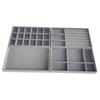 4 Pieces Jewelry Tray Organizer, Insert Divider Durable Storage Container Display Trays for Day Gift
