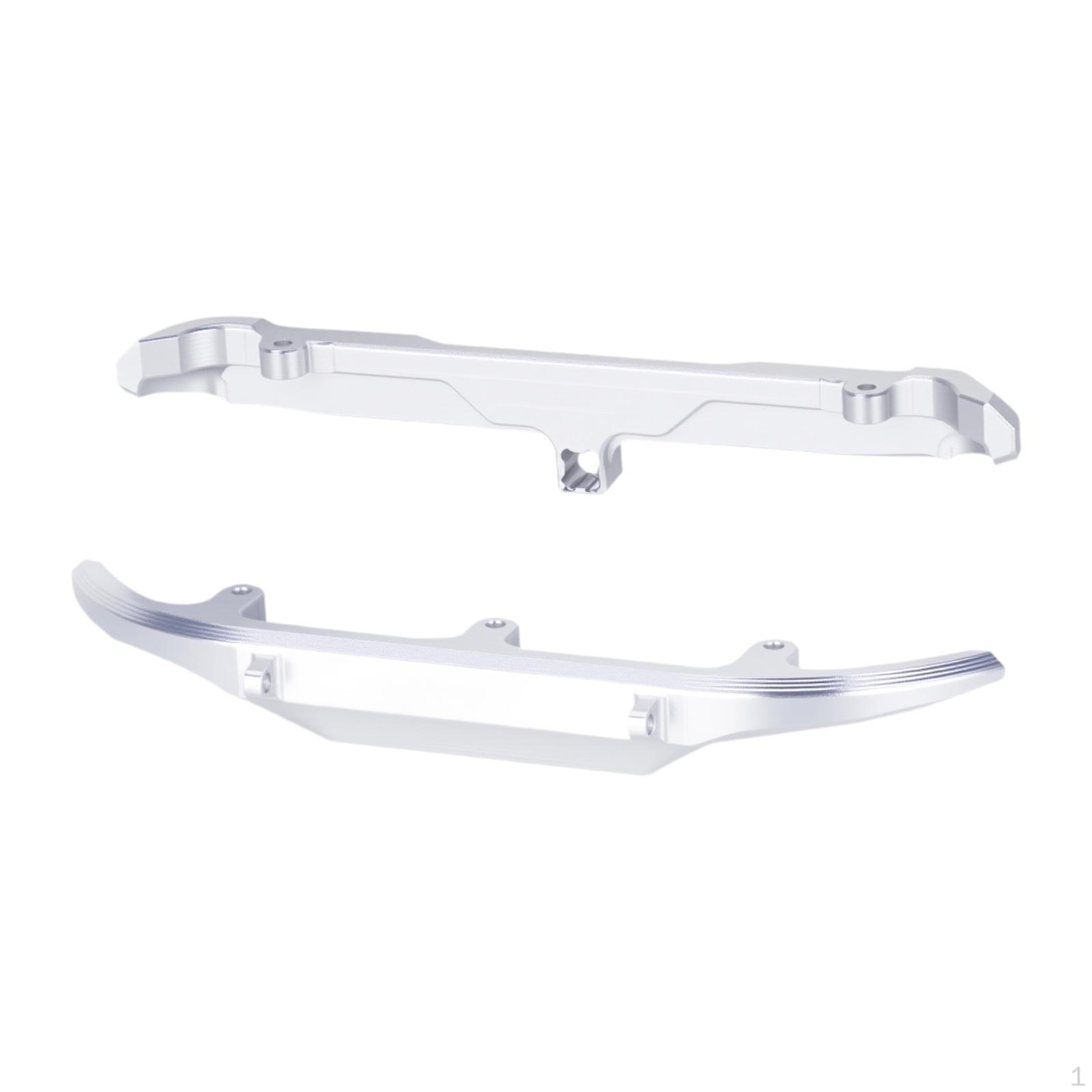 

2 Aluminum Alloy for RC Crawler Cars. Upgraded Replacement Part. -Resistant Structure. срібний