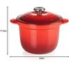 Saucepan Le Creuset Cocotte Every Pot 18cm Cherry Red 2l (41110180600460)