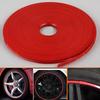 8M/Roll Rim Blades Car Vehicle Wheel Rims Protectors with Tape Decor Strip Tire Guard Line Rubber Mounding Trim Car Stickers