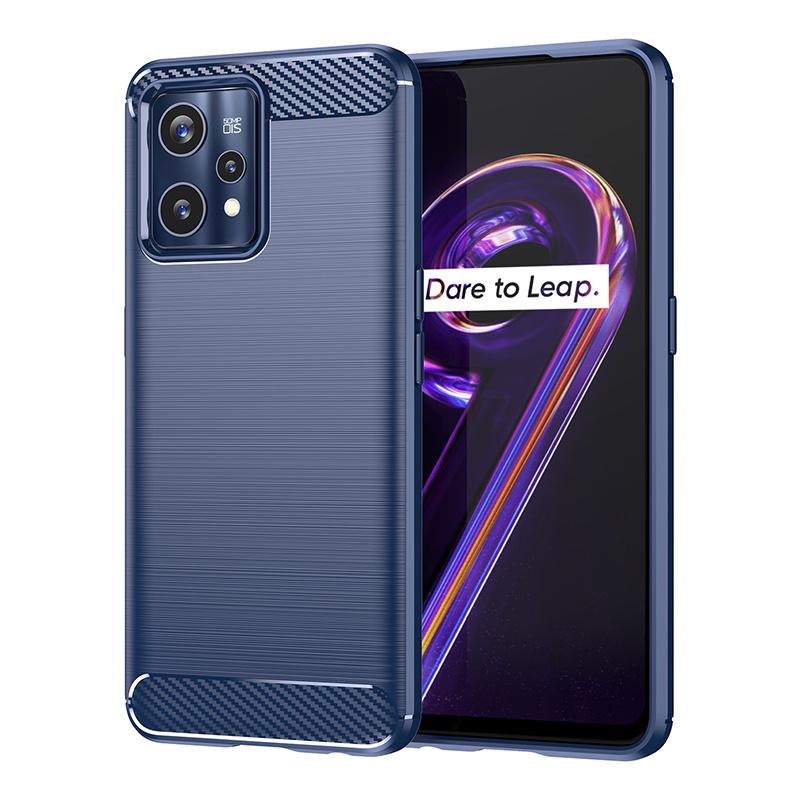 

For Realme Q5 Case Cover For OPPO Realme Q5 Capas Shockproof Phone Bumper Armor Back TPU Soft Cover For Realme Q5 Fundas 6.62 Realme Q5 синий