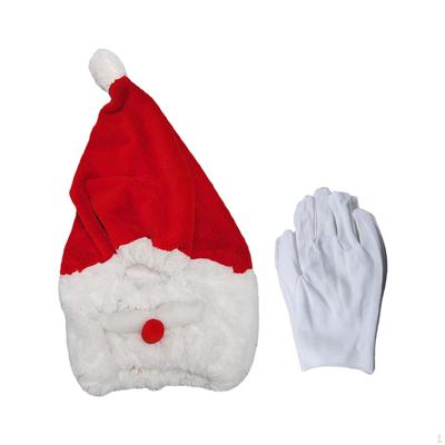 Motorcycle Helmet Cover Plush Full Face Protective Outdoor Christmas Gifts ,Santa Claus