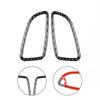 Carbon Fiber Dashboard Air Vent Trim for Mercedes W205 C180 C200 C300 C GLC Class 2015-2022
