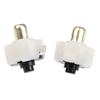 2Pcs 17Mm Led Flashlight Push Button Switch On/ Off Electric Torch Tail Switch