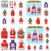 Festive Christmas Apron Stylishly Printed Fabric Costume For Holiday Cheer And Joy