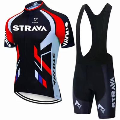 Men Women Cycling Jersey Set Short Sleeve Breathable Quick Dry Bike Sportswear Riding Apparel