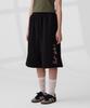 DANGLEDROP Dgdp Side Lettering Sweatshirt Bermuda Shorts Black