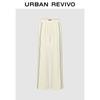 UR 2025 Autumn Women's Color-block Drawstring Wide-Leg Pants