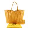 GOYARD Saint Louis GM Tote Bag yellow PVC coated canvas Women Used