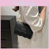 2024 Spring New Women's Bag Small Niche Trendy Square Bag Fashion Simple Shoulder Bag Casual Crossbody Bag Female Bag Black White