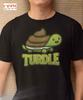 Turdle T-Shirt – Funny Poop Turtle Pun Cartoon Tee