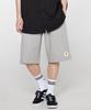GRAVER [Unisex] Flower Embroidery Bermuda Training Half Pants_Gray