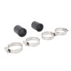 2Pcs 1in High Temp Pipe Clamps Connector Sturdy Exhaust Pipe Clamps Connector for Banshee 1987 to 2006