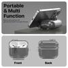For Apple Airpods Pro 3 Case Cover 2025 Clear Magnetic Automatic Lock Case with Phone Stand &Cleaning Kit for Airpods Pro 3 Case